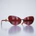 Laileb Bastet Women Sunglasses Dark Red