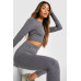 Long Sleeve Seamless Gym Set