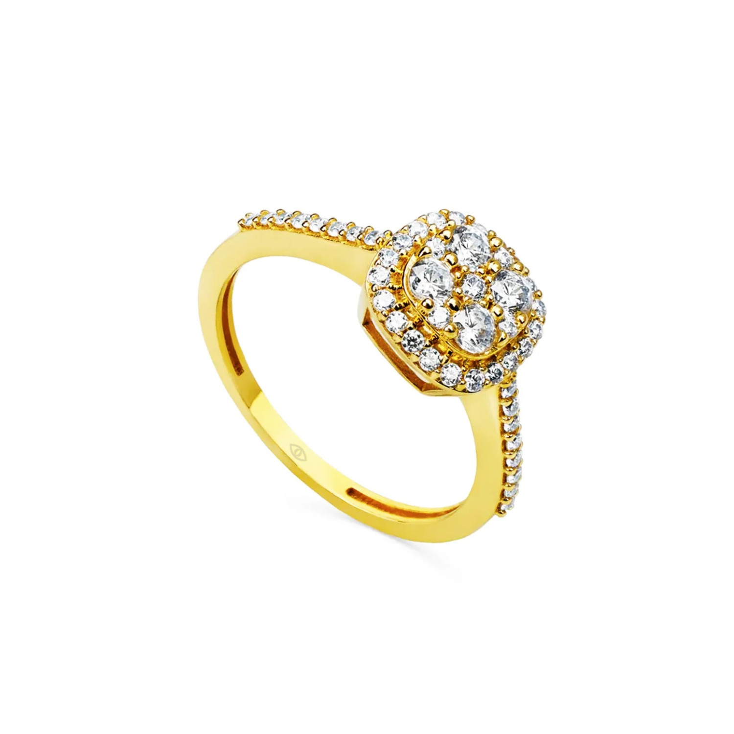 Baguette 14 Carat Gold 3.10 Carat Moissanite Stone Ring