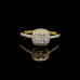 Baguette 14 Carat Gold 3.10 Carat Moissanite Stone Ring