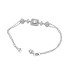 14K White Gold 4.1 Carat Moissanite Diamond Bracelet