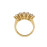 5 Moissanite Diamond 14 Carat Gold Ring