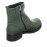 Khaki Oiled Leather Women's Boots