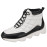 White Calfskin Women's Sports Boots Comfortable Wide Cut Special Series