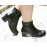 Black Crocodile Printed Genuine Leather Women's Boots