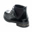 Black Genuine Shiny Leather Women's Boots