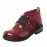 Claret Red High Quality Genuine Leather Women's Boots