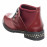 Claret Red High Quality Genuine Leather Women's Boots