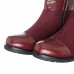 Claret Red Genuine Leather Special Edition Women's Boots