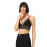 Black Lace Thin Strap Covered Triangle Women's Bralet Bustier