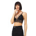 Black Lace Thin Strap Covered Triangle Women's Bralet Bustier
